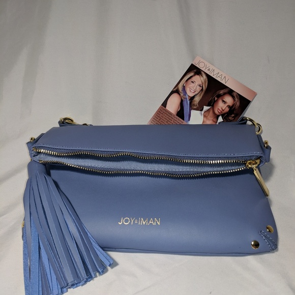 JOY & IMAN Leather Convertible Crossbody bag - Picture 2 of 7
